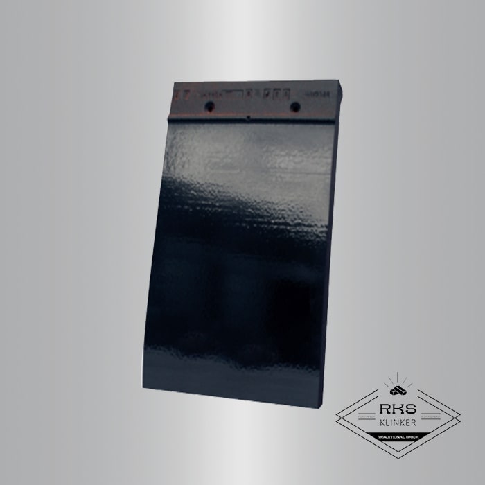 Керамическая черепица Koramic, Plain Tile Smooth, Black Glazed в Симферополе